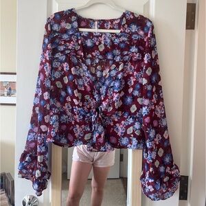 Free People Long Sleeve Blouse